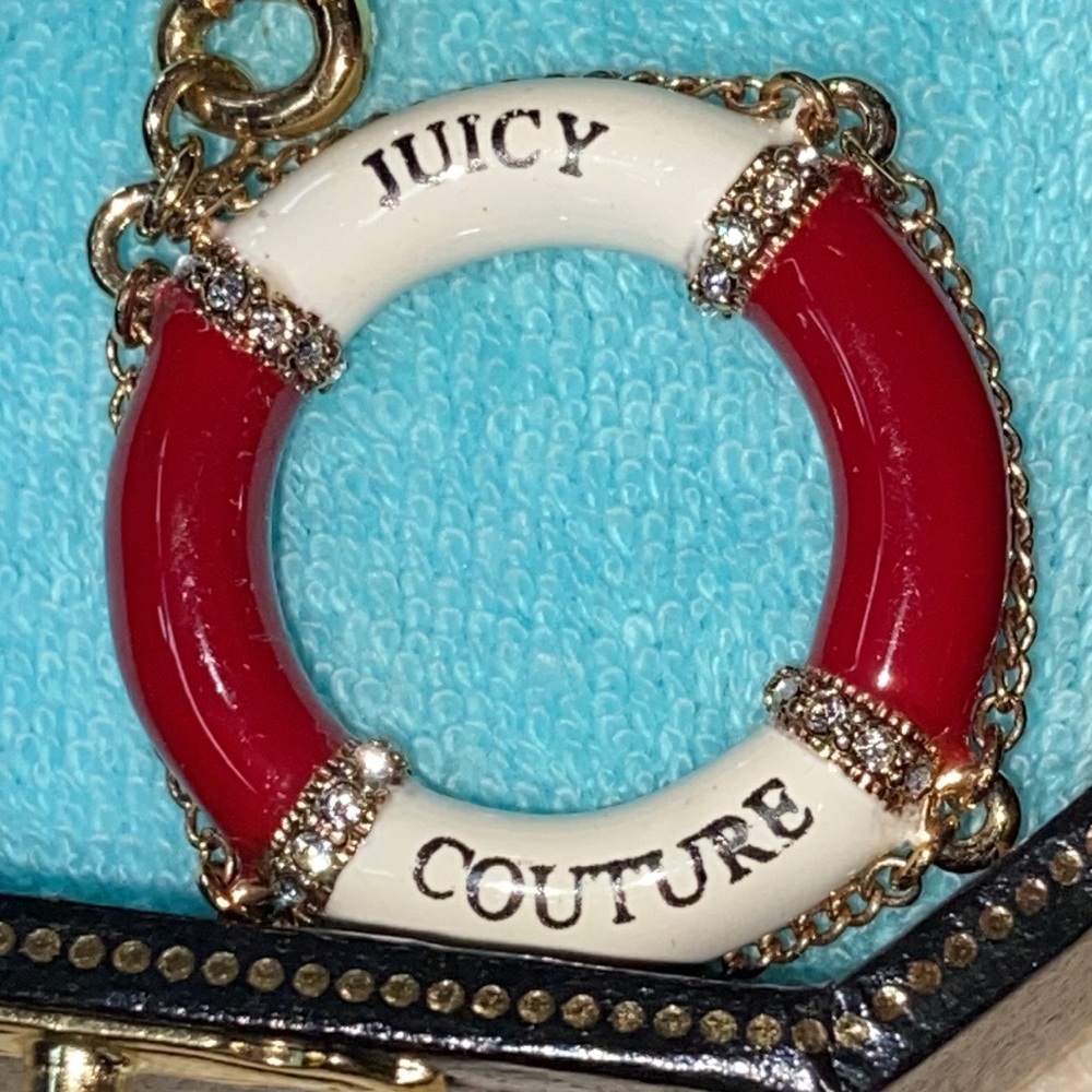 Y2K Juicy Couture SOS Lifesaver Life preserver Charm NAUTICAL ALOHA JUICY NEW